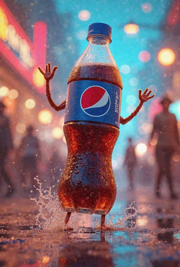 <lora:flat2:-1>, <lora:danish:1>, object heads, headless, <lora:pepsi:1.2>, pepsi:1.2, can as head, brand name imitation, <lora:simmer_soap_bubble:-2>, simmer_soap_bubble, (splash cola:1.2), A man with a Pepsi cola can for a head was energetic, despite his strange appearance. He swung his head and splashed cola from his mouth. He said to the people around him, "Drink my face".