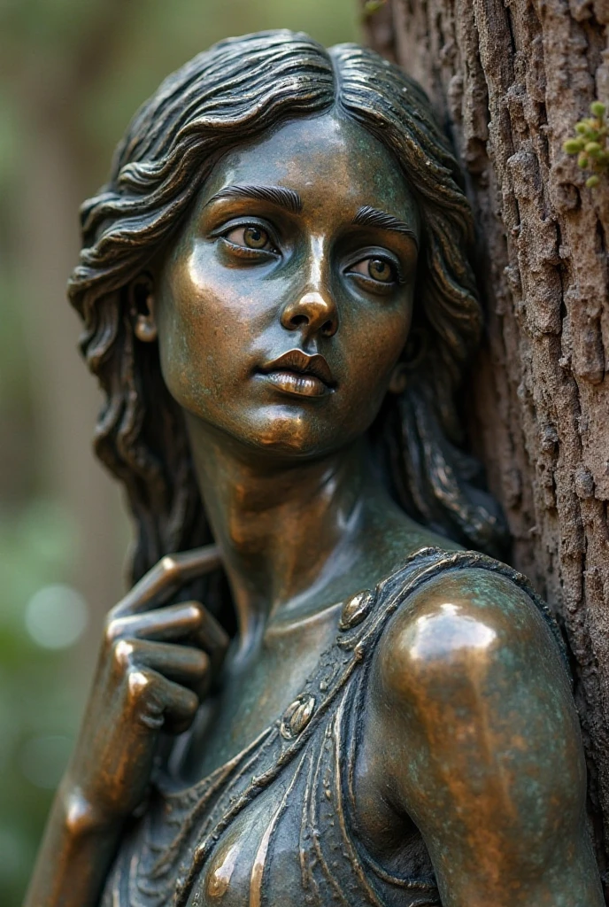woman naked artistic position statue