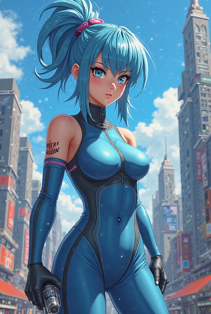 cute bunny girl,(((1girl))),((bunny girl with extremely cute and beautiful aqua hair)),(((bunny girl,anthro furry cute,bunny-girl))),(((bunny ears,bunny ears on head,big bunny ears))),
(large breasts:1.4),saggy breasts,(((aqua ponytail hair:1.35,colored inner hair,ear breathing,large hair))),((heterochromia:1.5,eye1 aqua,eye2 yellow,perfect eyes,upturned eyes:1.3,beautiful detailed eyes,finely detailed beautiful eyes:1,big highlight on eyes:1.2,slanted eyes)),((fat)),(((lustrous skin:1.5,bright skin: 1.5,skin tanned,shiny skin,very shiny skin,shiny body,plastic glitter skin,exaggerated shiny skin,illuminated skin,wet legs))),(spider lower abdomen,narrow waist,wide hip,athletic body,inflated legs,delicate detailed fingers,detailed body,human hands,(detailed face)),
cute,slutty,seductive,erotic,(((nsfw))),
(((pit girl uniform)))(magenta pit girl suit unbuttoned),((magenta clothes)),(((huge cleavage))),cleavage cutout,((wet clothes,detailed outfit,detailed clothes)),
(dynamic pose:1.0),solo focus,embarrassed,(centered,scale to fit dimensions,Rule of thirds),
cyberpunk city by the ocean at night, with bright neon signs and dark stormy clouds and puddles,
High resolution, sharp focus, (ultra detailed, extremely detailed), (photorealistic artwork:1.37), 8k wallpaper,((synthwave background theme)),((vibrant colors)),(intricate),masterpiece,(best quality),