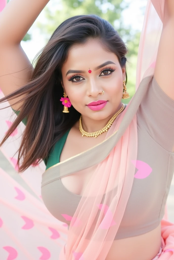 Female, mrunal thakur, 32 years old, 1girl in, cleavage, stunning intricate full color portrait, epic character composition, by ilya kuvshinov, Alessio Albi, nina masic, Sharp Focus, Natural lighting, Subsurface scattering, F2, 35 mm, Film grain, BTPT-FC,