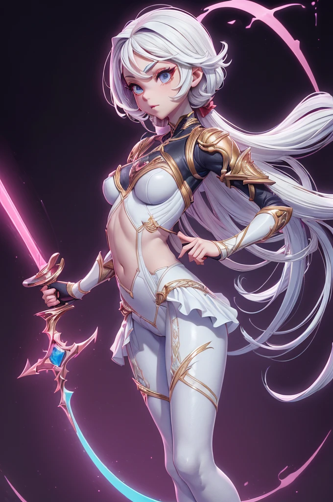 Mini shanoa castlevania, (shanoa castlevania), only, ray tracing, 3D style, 3dmm, ((oses per photo)), ((oses phi cada foto)), fully body,(from front view),(Costas Issue), (Emist on the left), show flat belly, (((different poses per photo))),(very big tits),perfect ass, Perfect and symmetrical eyes, (futuristic and perfect sword in hand)), ((shorth hair)),white clothes with textured edges, Fair Skin, detailed gloves, White thigh-high tights with trim, phiestido aberto phi "phi", Waist slender, large legs, low water, Show legs to the top of the waist, ,((top with tear in the middle)),ultra realistic skin, Realistic human eyes,ultra realistic skin,terno super sensuous,(faixas phi torno dos seios), fullcolor,top with ruffles,(pubes with a lot of volume),(extraordinariamente sensuous),(muito sensuous),(red and black thphie),I love the league,(meia calca de renda phi um dos lados),(meia calca de renda phi um dos lados),((red decorations with LEDs))),((red lines adorning the curves of the body)),(((woman show))),((Star Blade)),((kitana)),(((ninja))),(((ninja costume))),(((mask covering the mouth))),(((little waist))),(((sensuous))),((bold slits showing off the body)),(((super realistic skin with pores))),(((lines contoured the groin))),(((extravagant necklines over the breasts))),(((cracks along the body))),(((NUDE))),(((Waist slender e coxão))), show the whole body,(((no pantyhose, no boots, with nothing covering the legs)),((do not cover shoulders and waist)),((monsters in the background)),((pernas NUDE))