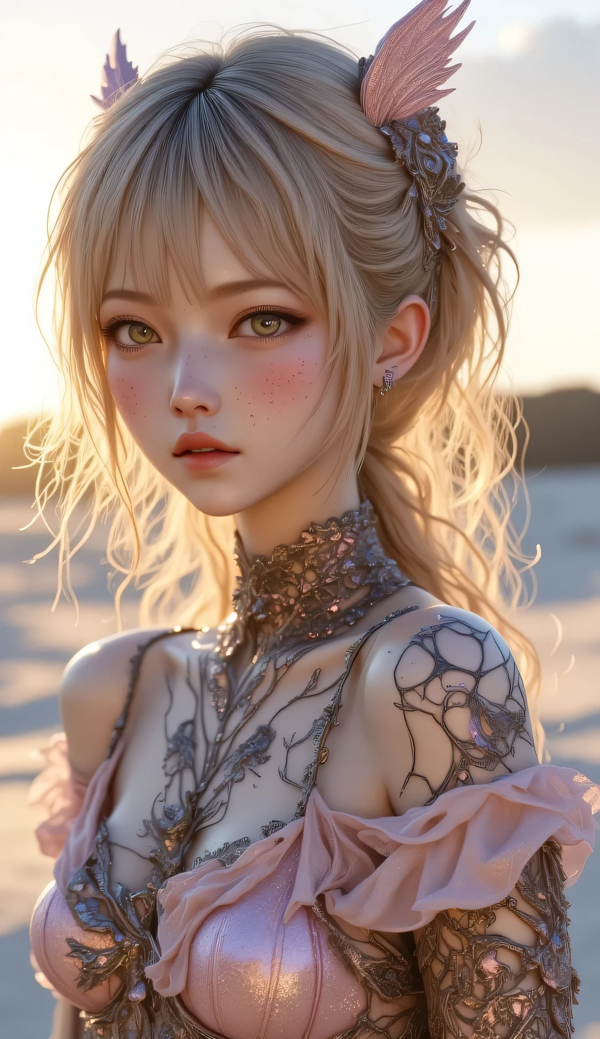 unparalleled masterpiece, ultra realistic 8k CG,masterpiece,pov,(delicate photograph,ultra_detailed,16k,raw photo:1.3),(realistic:1.9,photorealistic:1.9), beautiful detailed eyes,1girl,(((fullbody,Body painting))),angel,cute,e-cup chests,