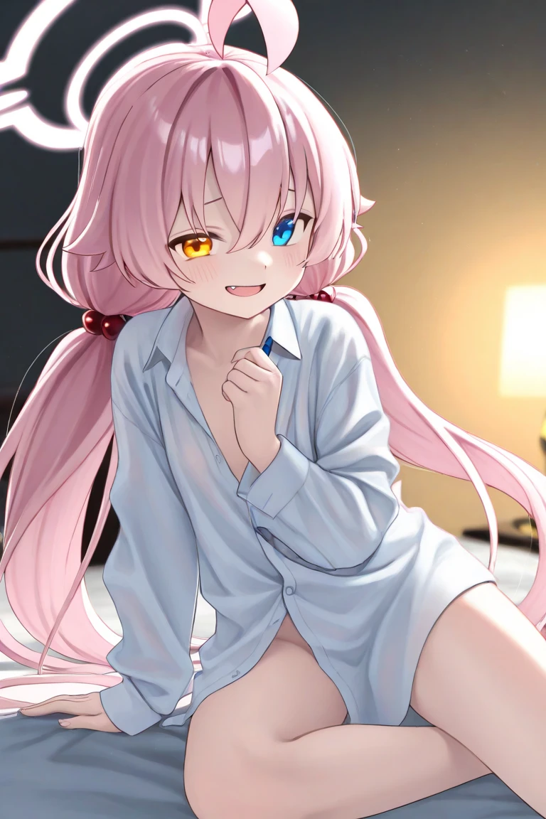 1 Cat Girl, Long pink hair, Pink eyes, Wearing a wet plain T-shirt, Denim shorts, bed, absurderes, hight resolution, ultrasharp, 8K, masutepiece, Looking at Viewer, Seductive, Sexy, Small breasts, Ultra-sective, Pose Seductive, Lying on the bed next to the viewer, covered in cum, SEX, change, sexual, Bare parts, lying on one's side
