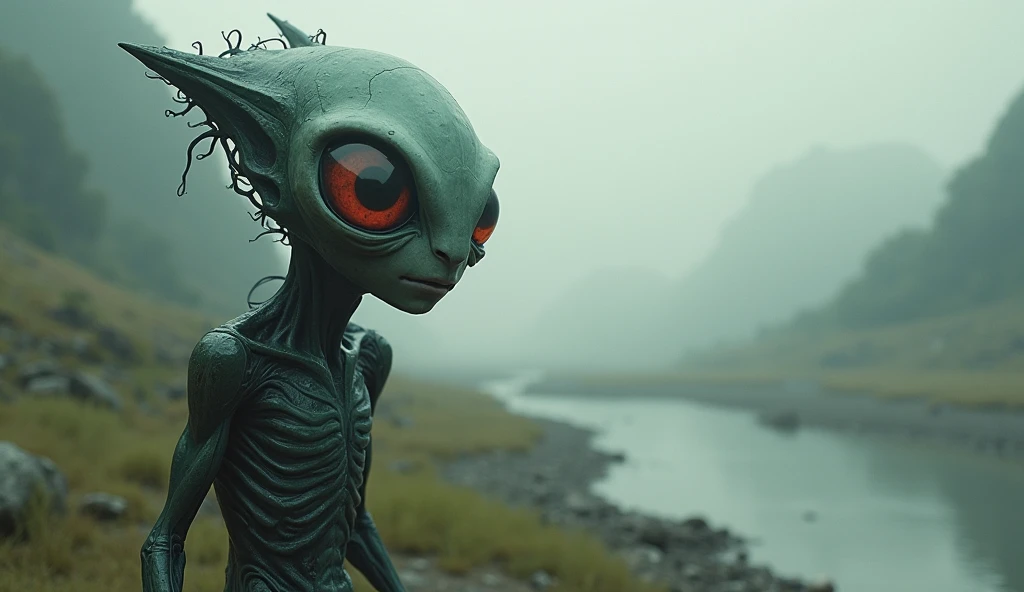 full body length shot,beggar graphite  Alien Entity,native africa sparas,slave ,nowadays azctec central city,Cinematic,soft colors, Technicolor,natural skin textures, hyper realism, hyper detailed,Extremely detailed,High contrast,Masterpiece,Realistic,Ultra Detailed, intricate details,realistic humid leather,extremely intricate details,Epic Realistic, cinematic style, irina yermolova,high contrast,hdr,extremely detailed, [deep night landscape],masterpiece, intricate details, eyes extremely detailed, high detailed eyes,8k resolution,retina, Nikon Z9,Korea,orc,Li River in Guangxi Zhuang of Italia, Pisces, transition between two art styles, Double contact, X-ray, Creative, vivid light, fantasy, Abstract, Surrealism, super detailed, high resolution,insanity wear,skin  almost translucent,  symbols of mourning and gothic elements, further emphasizing its dark air,Mestichino,Light particles,chaos,starfish's leather
