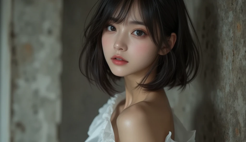 Best image quality、超A high resolution、Tabletop、Photo quality(Realistic:1.8)、pores、Accuracy、Japanese women、15-year-old girl、Black-haired、Cute dimples、Young Face、cute、Short Bob、Slender girl、Small breasts、 Flat breast、To the camera、Turn your body forward、Cross one&#39;s arms、Gravure Beautiful Girl、Fresh green park、On the grass、blue sky、white雲、Light of the sun、Reflective plate、white、Laughing with your mouth open、Ecstatic expression、white歯、Happily、Look straight ahead、