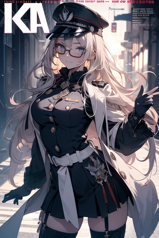 <lora:KafkaOutfit:0.8> KafkaOutfit, jacket, eyewear on head, seductive smile,, ultra detailed, masterpiece, best quality, aesthetic, detailed,, serious, 1girl, (white eyes:1.1), (grey eyes:1.3), white hair, very long hair, parted hair, parted bangs, <lora:parted_hair_v1.3:1.3>, medium breasts,