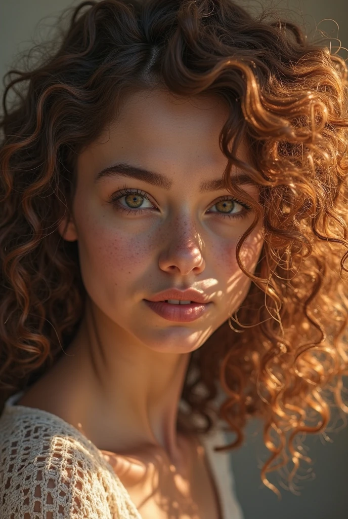 <lora:woHeidi02:0.85> portrait of wo_heidi02, topless, brunette, curly, detailed, realistic, textured skin