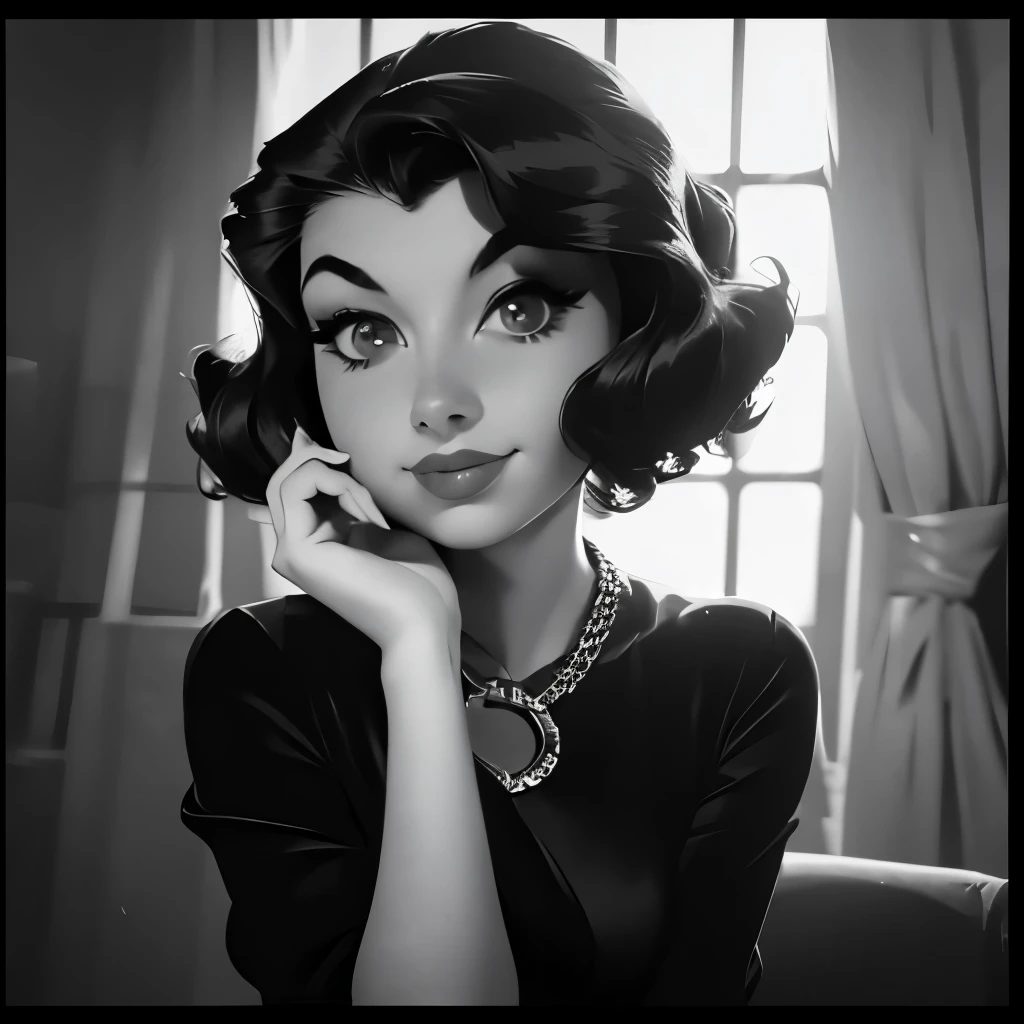 a black and white photo of a woman in a dress, by George Hurrell, 1 9 4 0 s haircut, vintage noir, old hollywood, by Stan Galli, by Yousuf Karsh, 1940s photography, 1 9 4 0 s film noir, by Dennis Ashbaugh, 1940's photography, in her early 20s