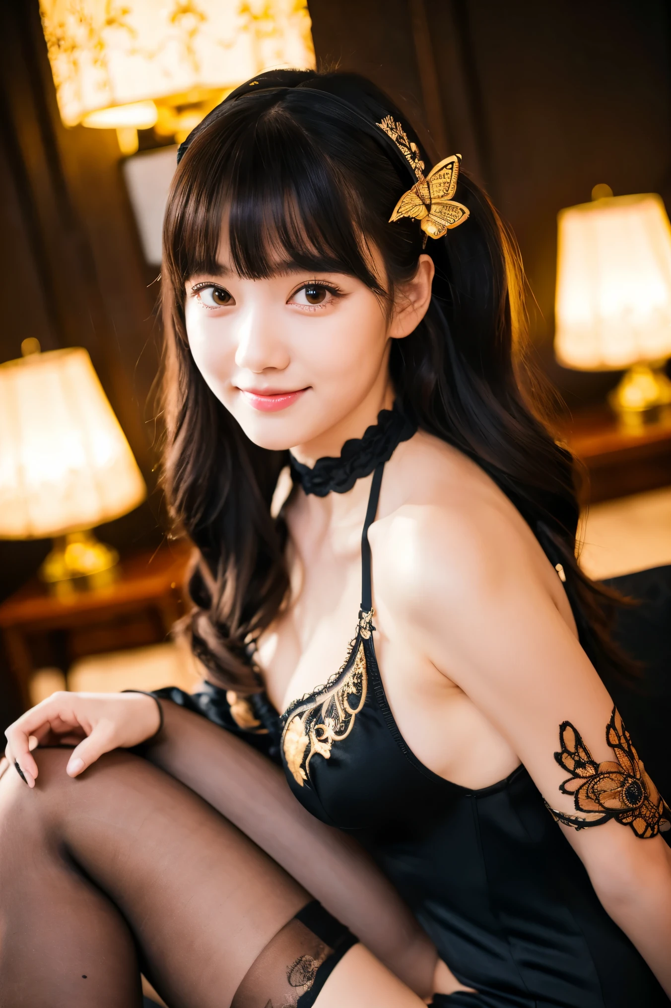 (((((On all fours)))))、((((topless)))),((((((Small chest))))))、(((((My chest is visible))))),(((Open the chest of the costume with both hands、Showing her breasts to the photographer))),1 girl,Japanese,23 years old,((Slim body))、(((引き締まったButt))),Short Bob ,Straight Bangs,((Short Bob)),Butt,Erotic,Shaved Bob,Bob Hair,Embarrassing,Realistic,超Realistic,masterpiece, Highest quality,ultra-Get used to it,super Get used to it skin,Get used to it,Perfect Anatomy、( Highest quality、8k、masterpiece: 1.1 )、diamond、Earrings,,((masterpiece、Highest quality))、Detailed face、sexy japanese model、(((A black Chinese dress with beautiful embroidery..3)))、Wearing a sexy Chinese dress、depth、1 Girl、Synmatic Lighting、A woman with great style、High heels、Sexy Woman、Sexy legs、Attractive beautiful legs、Naughty legs、smile、Sexy Costumes、White lace panties、Sit with your legs apart