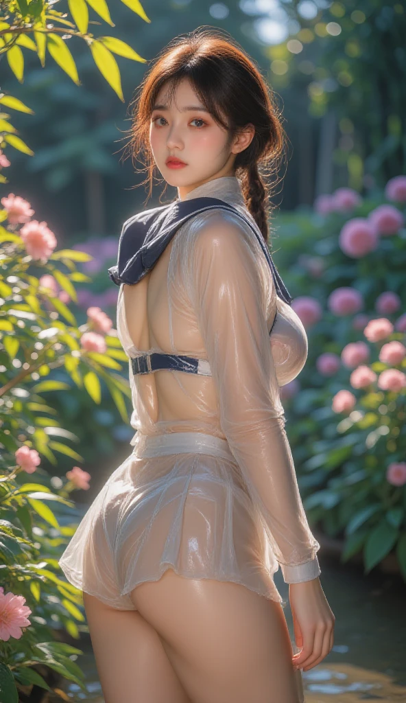 ((Green Eyes)),finger,Swimwear,nude,clear
((((best quality))),(((Extremely detailed))),(((masterpiece))), Implications,(Magazine cover style Implications n of a vibrant, Fashion女士连衣裙), In colorful, Dynamic Background. She looked confident, Holding accessories that show her personality, Cover text should be eye-catching, Add the magazine name and a catchy title. The overall style is modern and Fashionable, focusing on Fashion and lifestyle), wallpaper, crowd, Fashion, Lipstick, Ray Tracing, Depth of Field, street, people place, First day girl, Solitary, Looking at the audience, Smooth skin, the opposite, Female Model, Middle chest, street corner, people,(JK: 1.5),(JK:1.3) handbag, Pleated Skirt, Short skirt, Arms on back, transparent, Uniforms, Floor support, Lower breasts, Flowing hair, Sexy bulge, Exquisite fabric focus, Dynamic poses, Negative Space: 0.35, Realistically: 1.33,
