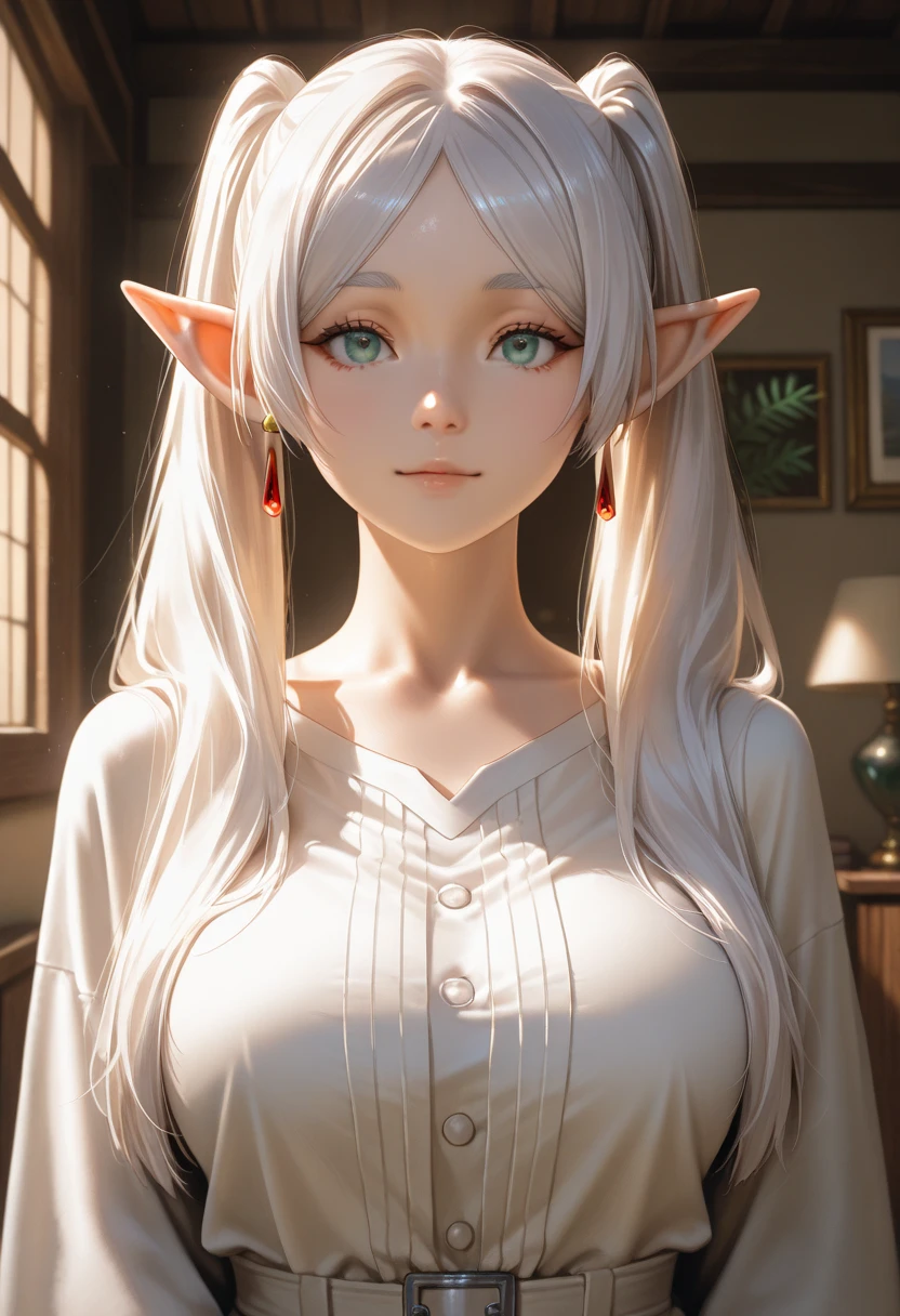 <lora:lcm_lora_sd15:1>,
(masterpiece,best quality,8k,beautiful and aesthetic:1.2),
solid-best-physical-appearance-perfect::2,
cosplay,Smile,HUGE BREASTS,(floating hair:1.2),PERFECTEYES EYES,narrow_waist,slender,skinny,(dynamic_angle),sexy posture,
<lora:(lv)h<.frieren_v1:0.8>,
aafrie,long hair,white hair,(twintails),pointy ears,earrings,thick eyebrows,
collarbone,bare shoulders,brown cardigan,white dress,sleeveless dress,bare hands,
standing,holding_hair,hands on own chest,
<lora:[R]Xn}0{LORA.add_detail:0.2>,
<lora:[OMQ*S][vw<w[.locon_perfecteyes_v1_from_v1_64_32:0.6>,
