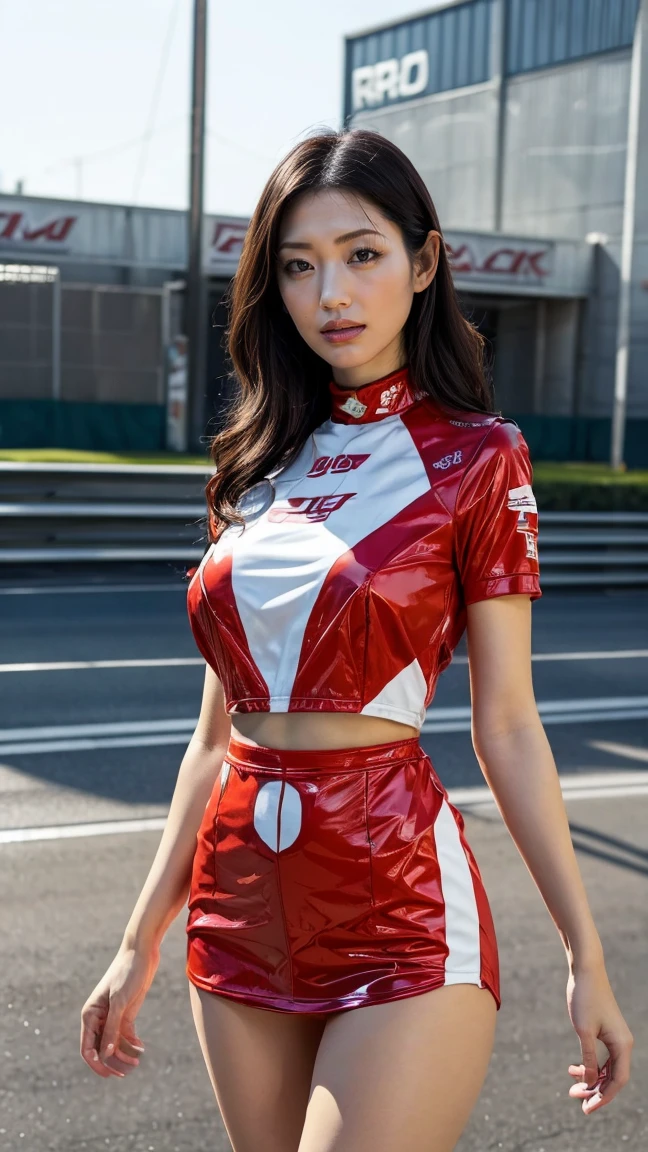 An Arafed woman poses for a photo wearing a shiny silver bodysuit, Atsuko Kudo wearing latex costume, 完璧なアンドロイドのgirl, japanese cyborg, sakimichan hdri, shiny plastic, chrome bodysuit, trending on cgstation,  cyber punk, portrait, armored astronaut, girl, shiny metal, shiny plastic armor, beautiful girl cyborg, chrome costume