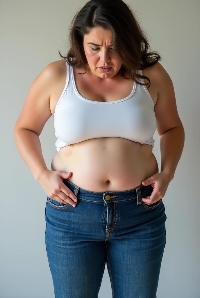 Sfw,(Bloated belly:1.2)(Big belly:1.0)8K resolution, surreal, Super detailed, high quality,, (girl: 1.1), girl1, beautiful japanese woman,18-year-old, Shinwes, detailed face, long hair, (huge breasts),(wide hips), (White swimming race suit :1.3), (camel toe), cute, Japanese idol faces, smile,(((fold your arms in front of your chest:1.3)))