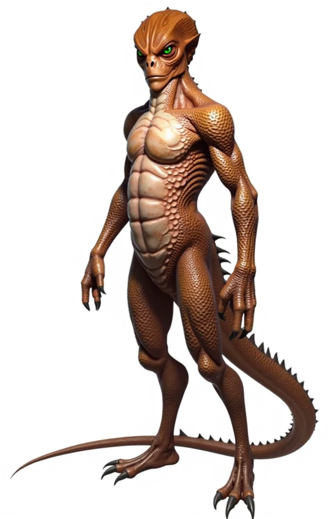 a solo male anthropomorphic monitor lizard standing with its hands behind its back, wearing underwear, against a simple background, in a front view, in the art style of Thomas Benjamin Kennington, Bayard Wu, and buta99. (best quality,4k,8k,highres,masterpiece:1.2),ultra-detailed,(realistic,photorealistic,photo-realistic:1.37),portrait,studio lighting,sharp focus,vivid colors,bokeh, vibrant color scheme, illuminated by soft, natural light.