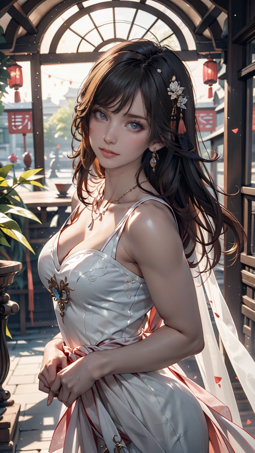 (masterpiece), (Highest quality), (Super Detail), (Disheveled Hair), (figure), (One Girl), (Fashionable clothes), Are standing, Fashion Model, Viewer, (interview), (Simple Background), Beautiful and beautiful eyes, Delicate and beautiful face, floating, (High saturation), (Colorful Splash), Colorful Bubbles, (Shine), Focus on the face, ponytail, Light blue hair, bangs, Hair Ring, floating Flowers, floating Hairs, (The Shining), Best lighting, Best Shadow