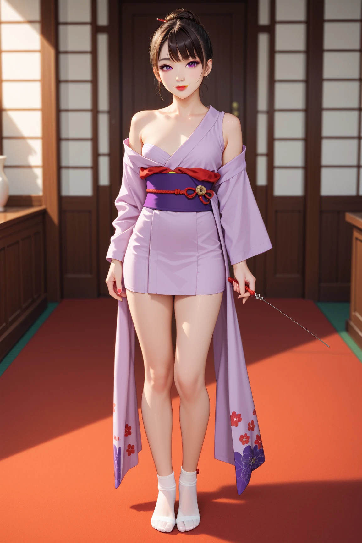 (Master masterpiece:2)、(8k UHD)、(((extremely fine and beautiful)))、(((The ultra -The high-definition)))、(ighly detailed)), ((Very detailed and beautiful)), (One girl:1.6)、(medium large breasts)、(Transparent skin:1.6)、(Long pale pink ponytail hair:1.8)、(Golden Eyes:1.8)、(Nominal body type)、(Glamorous:1.4)、(musculature:1.4)、(thin legs:1.6)、(lascivious:1.8)、(cute little)、(full of shyness)、(Clarity Metallic See-Through Yukata:1.6)、(Sandals)、(Delicately written see-through yukata)、Correct ???????、Good anatomy、Five Fingers、(omatsuri)、 (luminism)),