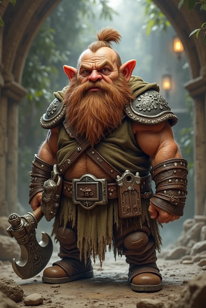 RPG dwarf with Luciano Huck's face