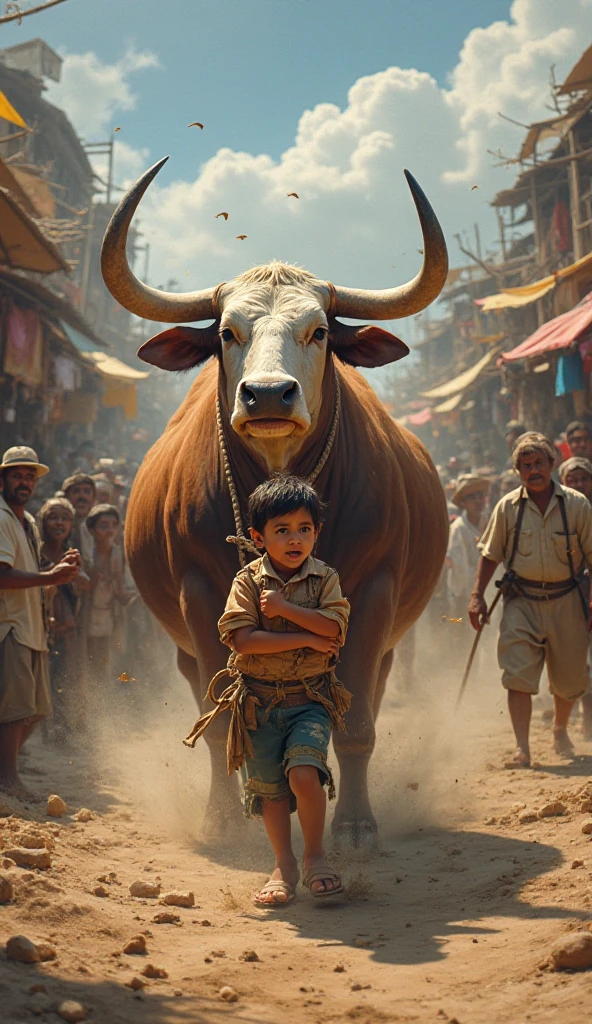 there is a man standing next to a large bull with a on it, award-winning photo!!!!, by Basuki Abdullah, powerful photo, impressive winning photo, award - winning photo, award-winning photo, stunning photoshot, award winning shot, half man half asian black bull, award winning photo, prize winning photo, an award winning photo