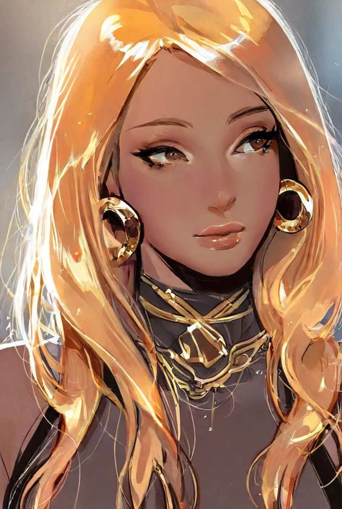 Create an anime-style image of Beyoncé, o renomado cantor, atriz, and extraordinary executor. She's a force of nature on stage, known for her captivating presence and powerful voice.

In this version of the anime, emphasize Beyoncé's fierce and charismatic aura. Give it a heart-shaped face with high cheekbones and radiant caramel skin tone. Seus olhos devem ser grandes, Expressivo, e levemente amendoado, exuding confidence and determination. Don't forget to accentuate your eyes with dramatic eyeliner and eyelashes for that added intensity.

His eyebrows are well defined, arqueando suavemente acima de seus olhos, while her lips are full and lush, Conveying strength and fascination. Seu nariz deve ser elegante com uma curva suave, complementing your facial features.

For her iconic hair, You can try out different styles that she's rocked over the years, if they are long wavy locks, um bob elegante, ou uma volumosa juba encaracolado. Considere usar sua cor de cabelo vermelha ou preta a jato, depending on the era you want to portray.

Nesta imagem de anime, focus on capturing Beyoncé's powerful stage presence, bem como seu senso de moda glamouroso e moderno. You can dress her up with an outfit that reflects her impeccable style, seja um vestido de parar de mostrar ou streetwear chique.

Add artistic touches to the image to highlight your dynamism and superstar charisma. Portray her as the queen she is, and feel free to include any detail that celebrates his immense talent and influence in the entertainment industry.