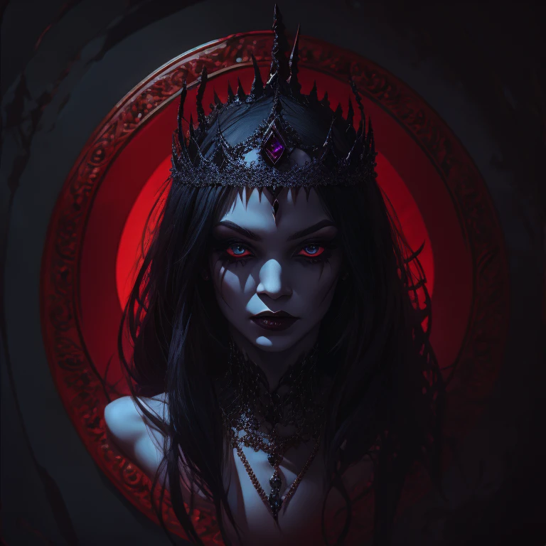 skull demon king concept art portrait by Casey Weldon, Olga Kvasha, Miho Hirano, hyperdetailed intricately detailed gothic art trending on Artstation triadic colors Unreal Engine 5 detailed matte painting, deep color, fantastical, intricate detail, splash screen, complementary colors, fantasy concept art, 8k resolution, gothic deviantart masterpiece