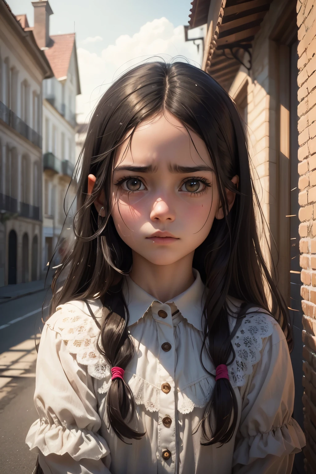 A girl was tied and her hands hanged --auto --s2