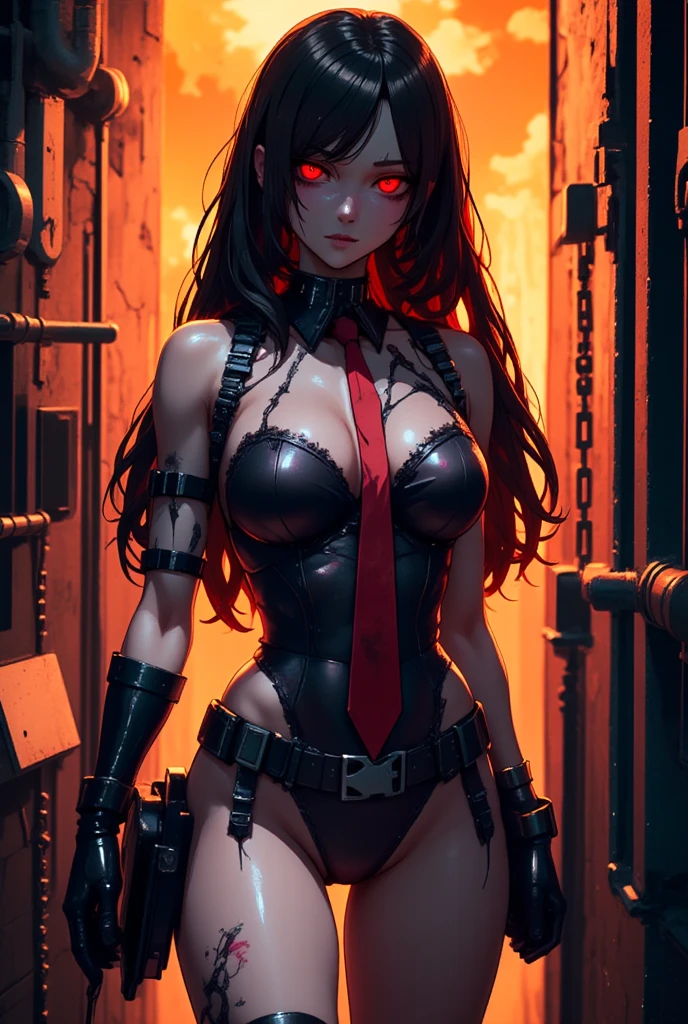 bodyesbian，Metal chains，binding，high-heels，Taste