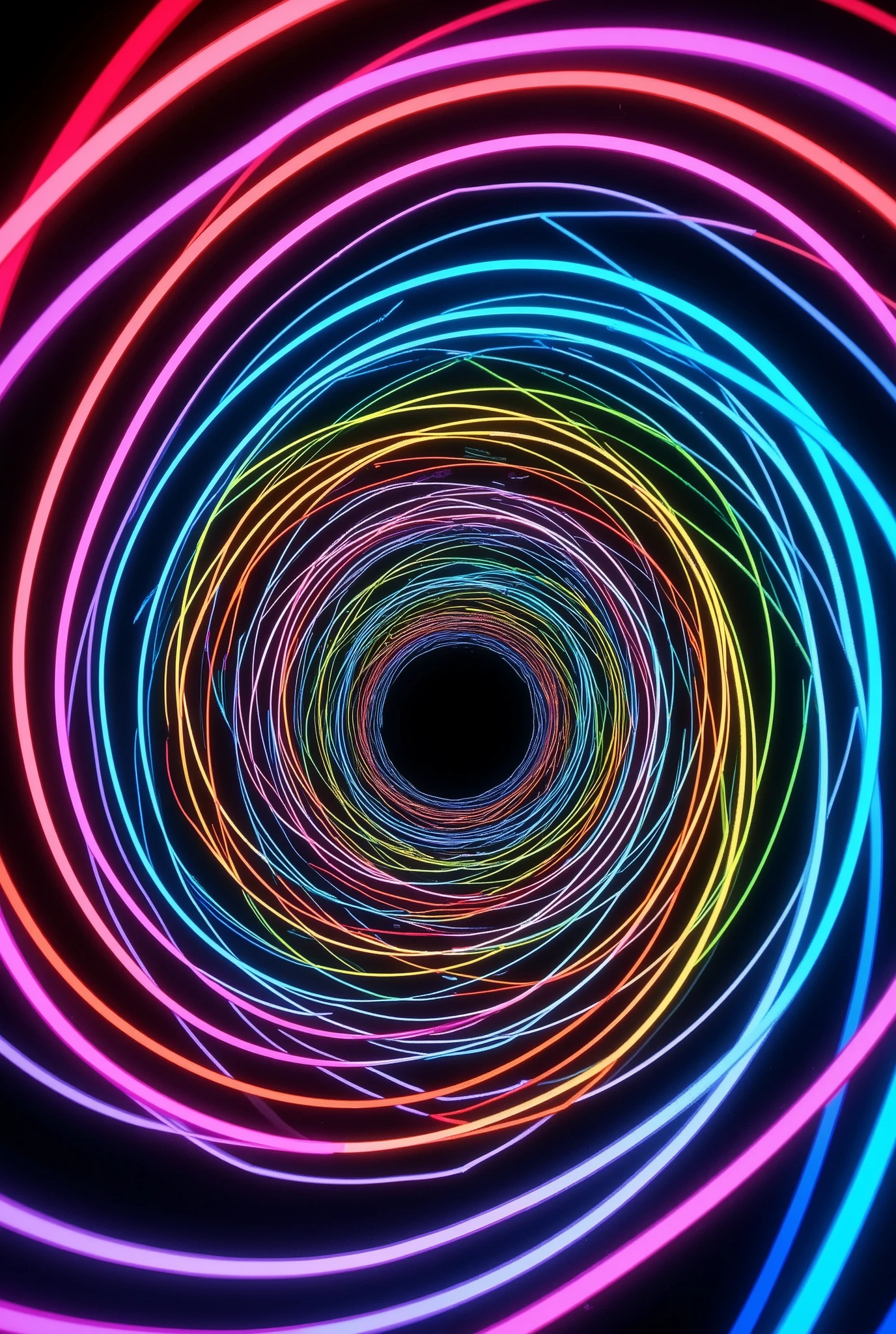 (Illumination glow line art, sharp line illumination), ((dynamic shot), ((A beautiful illumination Portal without substance, drawn with the lines of a multicolored light-emitting diode), Maximize transparency, clean line illumination, clear green line illumination glow)), Convert the reflection of light into pure colored light, A world composition without substance,