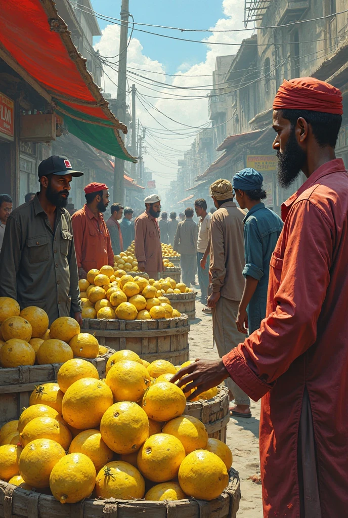 They say when the jackal is in trouble, it turns towards the city, but when Mian Kanjoos was in trouble, his wife ordered him to buy mangoes. Mian Kanjoos's real name was Hamid Khan, but everyone in the neighborhood called him 'Mian Kanjoos' because of his stinginess. Anyway, Mian Kanjoos listened to the order, then with great courage, took out some money from his chest and kept it in his pocket with great pride and went to the market. First he reached a mango seller and asked the price, he found out that it was one hundred and fifty rupees per kilo.․․․․ Hearing this, Mian Kanjoos put his hand on his ears and said:"Hey man, so expensive!"Reduce the price a little." Hearing this, the mango seller replied:"If you want to get it cheaper, go ahead. (It is currently) "Mian Kanjoos immediately went ahead. After walking ahead and inquiring about the price, it was found that the mangoes were one hundred and fifty rupees per kilo. Hearing the price, Kanjoos Mian made a bad face and said to him:"Fear God, you sell such expensive mangoes." "You won't get such good quality goods cheaply." said the mango seller. Now Mian Kanjoos reached another mango seller. The condition of the mangoes was sight-worthy. Ripe, rotten from inside, juice was flowing from them. Thousands of flies were buzzing. Mian Kanjoos asked:"Brother, what kind of mangoes are you giving per kilo?" the mango seller replied:"I have put the cheapest one. Only eighty rupees per kilo." Mian Kanjoos got angry and said:"Such bad mangoes for eighty rupees per kilo." said the mango seller:"Baba ji!There is no cheaper mango anywhere. Yes, if you want it for free, then there is a mango tree on the well in front, break it from there. " Hearing this, Mian Kanjoos was very happy and ran and climbed up the well and started to pick mangoes by jumping up and down. Suddenly his foot slipped and Mian Kanjoos fell into the well. Fortunately, the well was dry, but as soon as Mian Kanjoos fell, he got up and, brushing off his clothes, started picking up the mangoes lying in the well and filling his bag, but when he looked up, he was very worried about how to get out of the well now. As soon as this thought came, Mian Kanjoos started screaming․․․․ At that time, a horse cart man passed by. When he heard these voices and saw Mian Kanjoos in the well, he felt pity and took out the rope of his horse cart and lowered it into the well and held the rope tightly from above and said, hold the rope and come up. Mian Kanjoos did so,