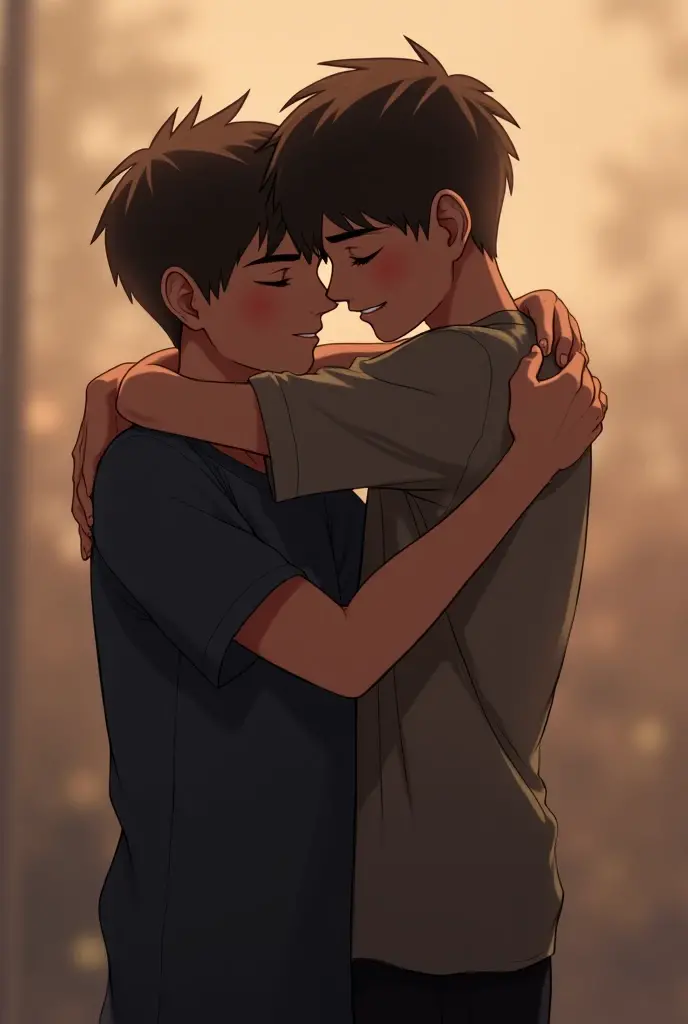 Boy kiss on hand