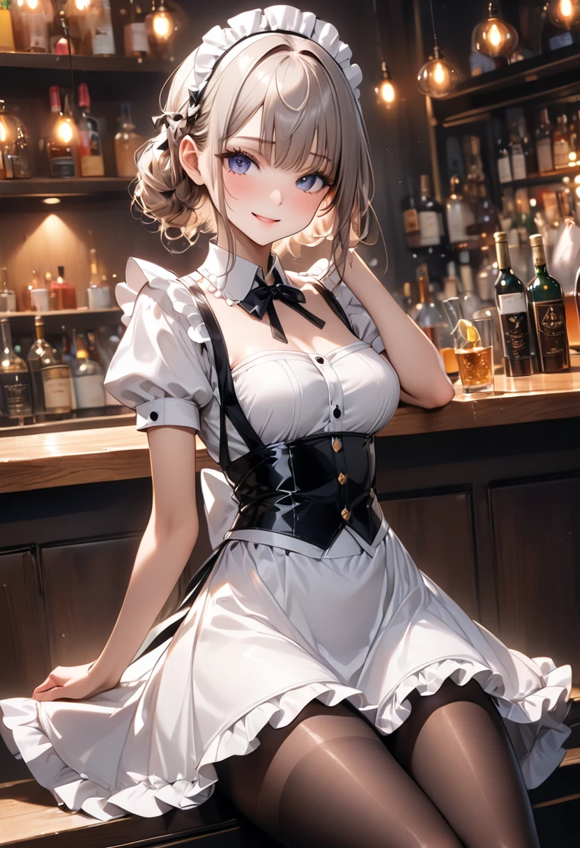 Highest quality,Highest Resolution,A crying beauty in a maid leotard,Tears,(((Open your mouth wide and spit a lot))),Drink a drink,Bedroom,Night view outside the window,High leg,Tback,whole body,Very beautiful eyes,Sweating profusely,