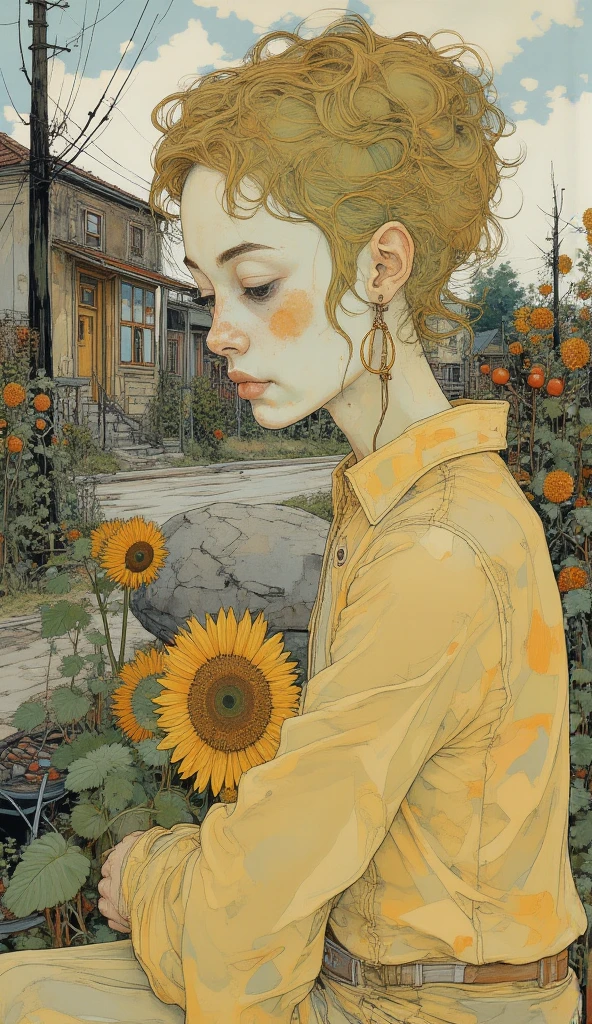 ((Low Fidelity Anime Digital Illustration Styles :1.5)), Warm hug :1.5, Illustrate a part of an anecdote. The king placed a boulder in the middle of a road and hid himself to see the reaction of passers-by
1.4, beautiful face, Warm hug :1.51, style posing for a photo , Portrait of Kim Petras, ava max, modeled photograph Kerli Koiv , jersey looks like a mix of Grimes , The answer ( Yolandi Pescador ), Photo from a promotional session , hyperrealistic style , (Garden with tomatoes , coles, sunflowers, there are garden tools ) super detail , tall details , high quality, awarded , envelopes , highres, 1080P, high definition , 16K