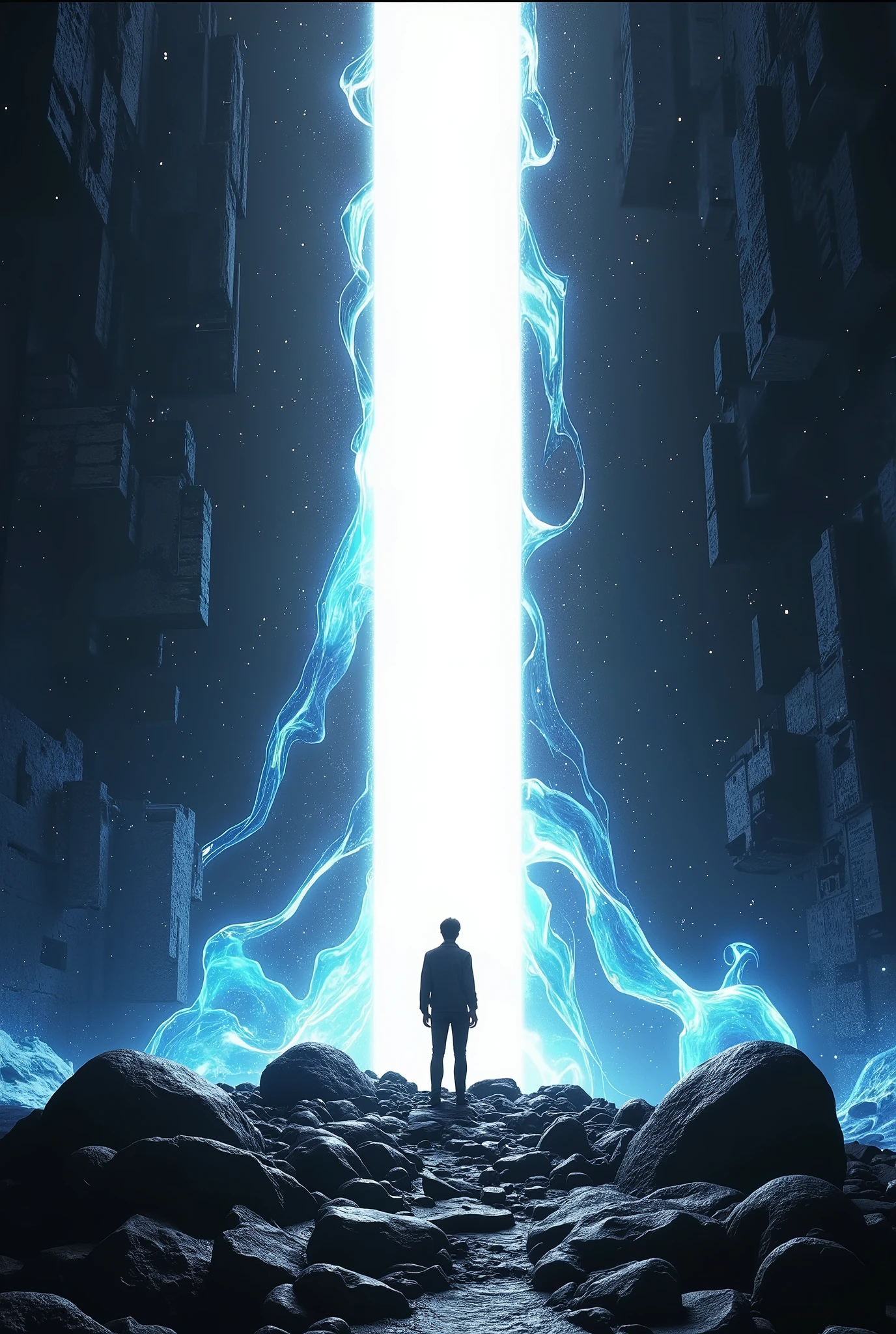 A Glowing Portal, linked all users, beautiful art works without substructure, everything growing illumination, That portal will guide you through it all.