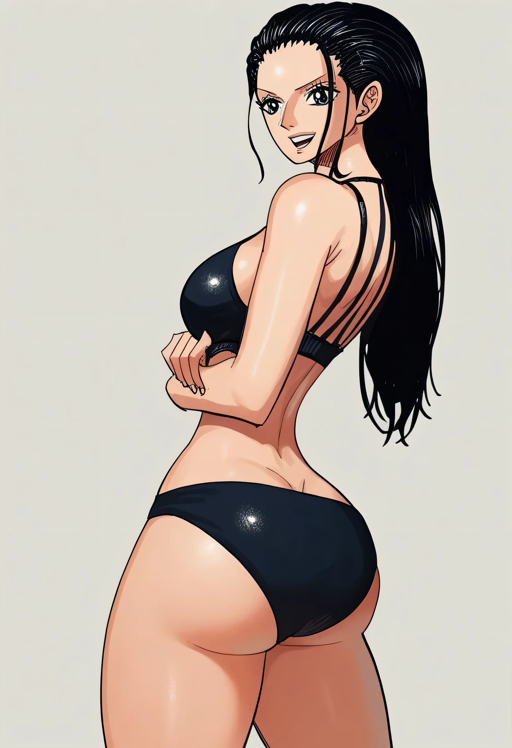 A painting，The painting shows a woman in a bikini holding a banana, perfect Line Art, clean Line Art, thick Line Art, Line Art behance hd, thick vector Line art, thick black Line Art, Silhouette Art, intense Line art, outline sketch, simple Line Art, Line art!!, Line Art, thick Line art, Clear anime silhouette