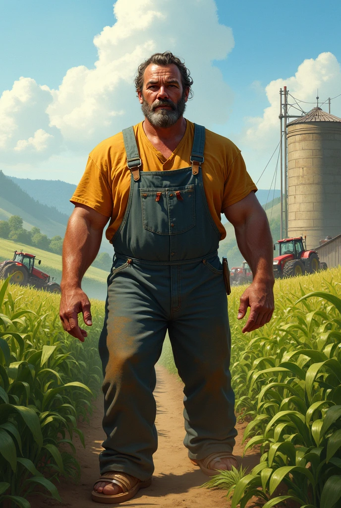 create giant melon farmer