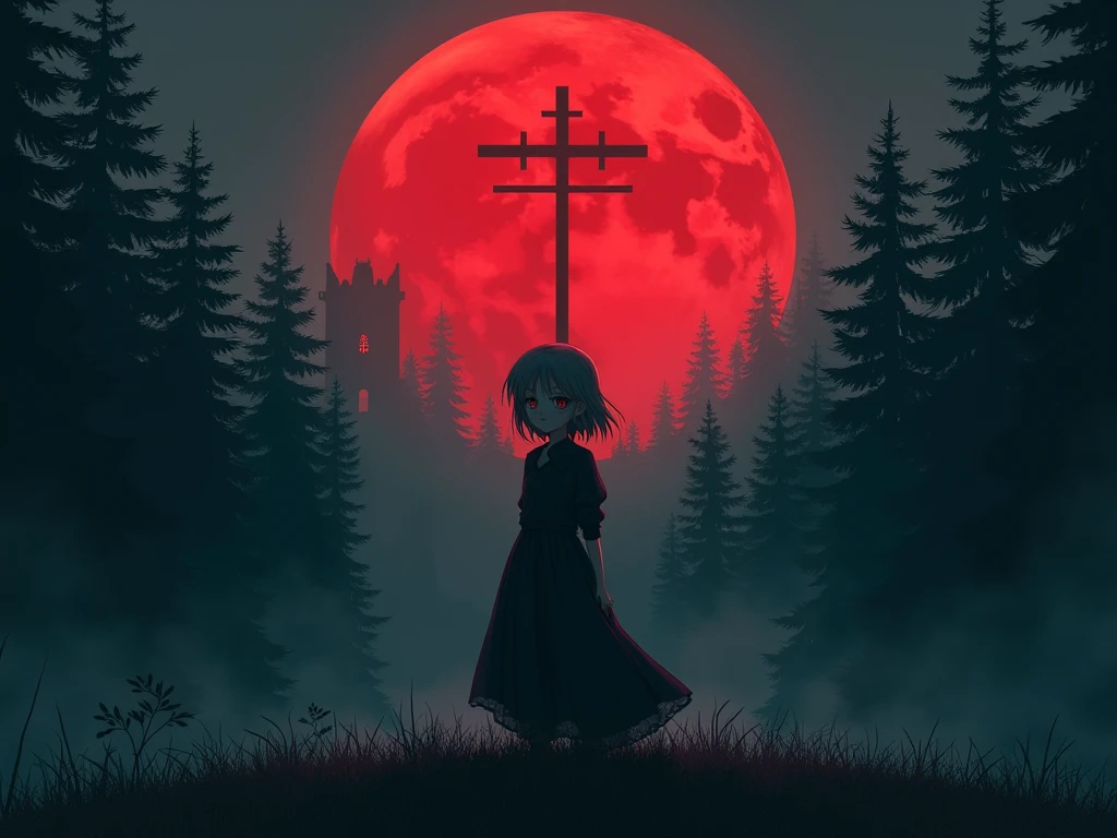 (masterpiece, best quality:1.3), (flat color:1.3),(colorful:1.3),2D:1.3, red crystalline, 1girl, sitting on tree branch, 
nature landscape, magical, petals, detailed shadows, detailed black background, eminence of power,
<lora:flat2:1>,  <lora:more_details:0.4>,  bright colors, abstract art, looking at viewer, <lora:zoom_slider_v1:-2>