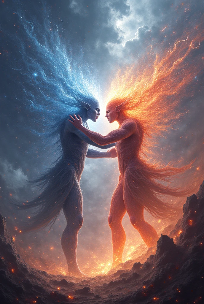 Banner representing hot and cold