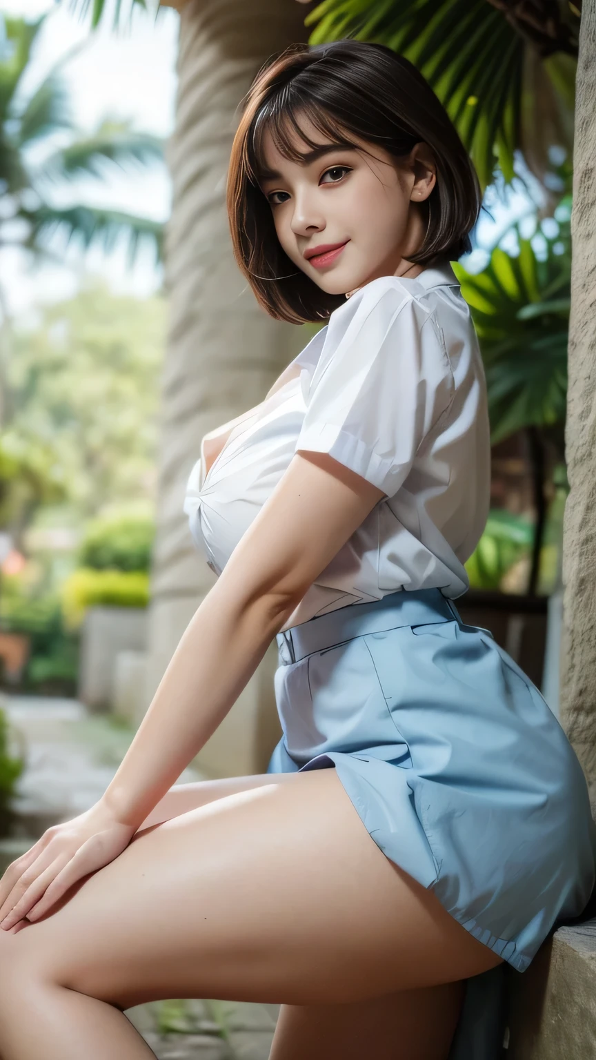 (((Sexy bust accent:1.75)))、(((Sexy Knee High:1.35)))、((((Sexy crotch accent:1.35)))、((((Spread your legs wide、Touching the thigh、There is a lot of pubic hair、large pointy breasts))))、((Boyfriend and girlfriend having sex in missionary position:1.5))、((Sexual pose:1.5))、((Spread legs POV:1.5))、、Browsing Caution、(Humans are biologically correct、reference) 、 lose extra limbsslim limbsextra numbersmutated hands and finger fusionfingersslim bad handslong necklong body anatomybad deformationbad deformation no extra breasts、Not Futanari、(8k, RAW Photos, Highest quality, masterpiece: 1.2), Super detailed, Super Resolution, (Actual Photos: 1.37), Portraiture, High-resolution RAW color photos, Professional photos, Official Art, highly detailed CG Unity 8k wallpapers, Beautiful Japanese Women, {30|40} age, Highly detailed face, Highly detailed eyes, Highly detailed skin, Highly detailed nose, Highly detailed mouth, Perfect Anatomy, Highly detailed background, Very elaborate clothing, One Girl, Famous Japanese actresses, Realistic body, White skin, Glowing Skin, Slender body, Very small waist, Handsome body, brown hair, {short|length} hair, (鈍い前hair:1.2), Cute Face, smile, Realistic Face, White shirt, Earrings, looking at the camera, Cowboy Shot, Standing posture, Dynamic Lighting,