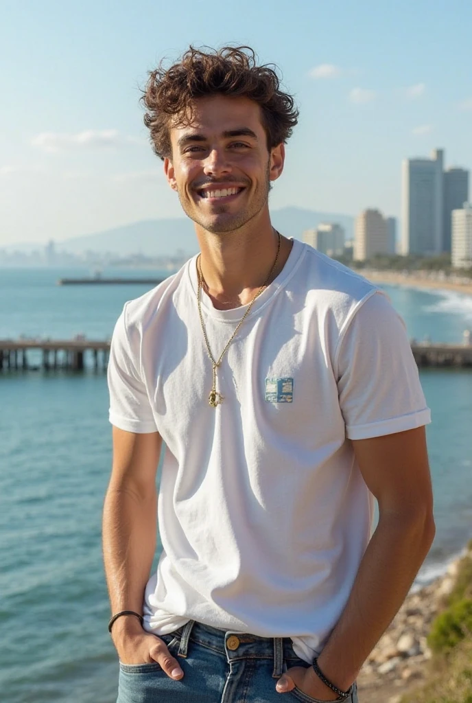male Age 21 Lifesaver swimwear smiling hawaii 夜