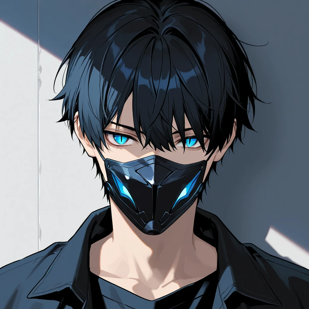 character//1 girl,(Shiny black hair that shines blue-black:1.2),((curly long hair:1.2)),((blindfold:1.5)),((blindfoldの下から青黒い涙:1.2)),BREAK//(black witch-like robe:1.3),((wearing the hood of a robe:1.3)),(nails are sharp and long:1.4),((Large earrings that sparkle suspiciously:1.2)),BREAK//((Transparent crystal in the shape of a skull:1.6)),((skull crystal size:1.6)),((There are many ghosts and ghosts around.:1.2)),BREAK//((A big smile with teeth exposed:1.4),BREAK//((Vague white steam rises against the black darkness background:1.3)),(((No background:1.2))),((small breasts:1.25)),((active movement:1.3)),(close up of face)