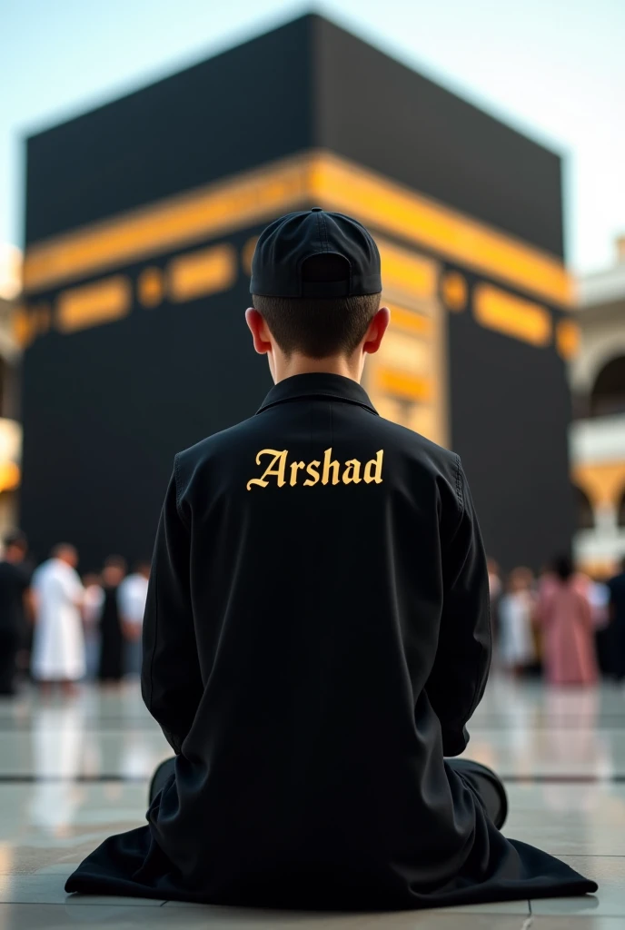 My name is Ashad write on my dress and i am going to Masjid