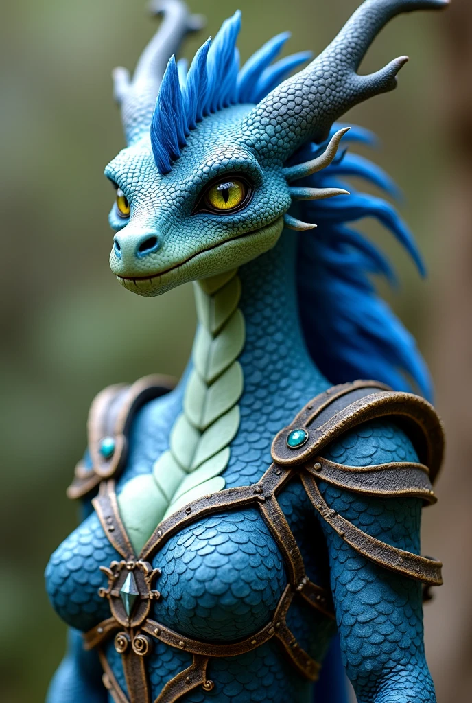 Anthro Dragon, (A woman's face with)beautiful detail eyes, (pa)beautiful detailed lips, (A woman with)Extremely detailed eyes and face, long eyelashes, (The woman) with a scaly fitness body and a long tail, (a) Long hair, (with) membranous ears with earrings, arms behind back, (kneeling, pov, facing viewer), (from above:1.5), (Best Quality,4k,8K,hight resolution,Masterpiece:1.2), Ultra-detailed, (Realistic,Photorealistic,photo-realistic:1.37), HDR, UHD, studio lightning, ultra-fine painting, sharp-focus, physical based rendering, extreme detail description, Professional, Vivid colors, bokeh, (em) portrai, landscape, photografic, Concept Artists (style of), (with a) vibrant color palette, (pa) soft-lighting. Jewelry
