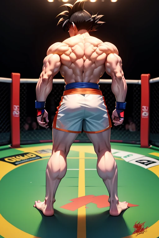 Solo, 1boy, men only, sexy, sensual, Shimapan, mega muscle, hyper muscle, masculine appearance, young male, handsome, Beautiful muscles, complex and elegant, highly detailed digital painting, anime style art, art station, concept art, top quality, masterpiece, ultra high definition, detailed background, realistic figure, muscular man, muscle, volumetric lighting, depth of field, smooth and sharp focus, illustration, art, string bite, muscles, navel, muscles, male, gay, hyper muscles, male focus, muscles male, yaoi, muscles, buttocks, pectoral muscles, large pectoral muscles, thick quadriceps, thighs, wet body, heat and steam emanating from the body, sweating, drenched, crotch, big back, showing back, showing ass, upper class, kit conner , shiny oiled skin, Glittering oiled skin, tanned skin, cute pose, submission pose, pretty, lovely, submission, intoxication, ecstasy, favorable, mellow, captive, mesmerizing expression,big , low angle, drooping eyes, looking viewer, sexy pose, super angle, dynamic pose and angle, pose:on all fours, (tight shorts with zipper:1.3):1.6 red trainers, (lucha Libre):2, (wrestling mask):1.6 , (face hood):1.6 