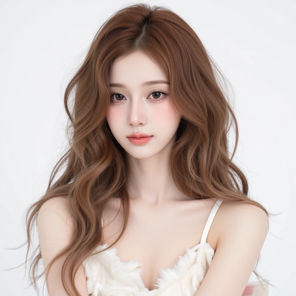Best Quality, 8k, Masterpiece, (Portrait: 1.3), (photo realistic:1.4), (hyper realistic:1.4), Sharp Focus, looking at viewer, (smoother lighting:1.1), (increase cinematic lighting quality:0.9), realistic lighting, backlighting, light on face, ray trace, (brightening light:1.2), (Increase quality:1.4), sharp detail, (best quality real texture skin:1.4), finely detailed eyes, black_eyes, finely detailed face, 25 year old Korean woman