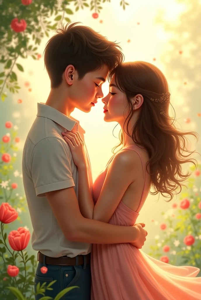Wattpad style cover of youthful love 