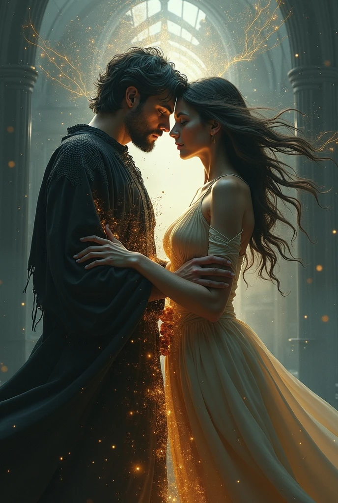 masterpiece, best quality, 8k, HDR, RGB, oil paints, watercolor, ink, Their love burned with an intensity that eclipsed the sun, their magic intertwining in a symphony of darkness and despair. They were the couple that dared to challenge the boundaries of the magical realm.
Anna Razumovskaya, Jarek Kubicki, Aleksi Brilo, Darek Zabrocki, Sakimichan, Loisch, Aminola Rezai