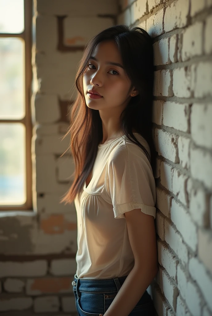beautiful half Asian girl with defined jaw, Modeling shot, only fans, Italy, Europe, outside, clothes on, beautiful outdoors
