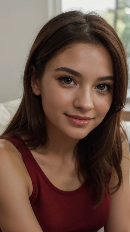 DV_Manuela_Vicious ((Road Sign Brown Theme, hotel room backdrop:1.4)) (Close-Up Shot, headshot:1.4) wearing (trunk), 35mm, F/2.8 ((Photo Focus, DOF, Aperture, insanely detailed and intricate, character, hypermaximalist, elegant, ornate, beautiful, exotic, revealing, appealing, attractive, amative, hyper realistic, super detailed)) (smiling at viewer:1.3)(sharpness:1.3)(details:1.3)