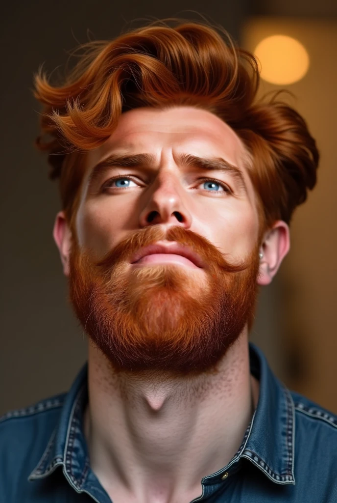 best quality, ultra photorealistic, photorealism, 8k, photography, A 30-year-old red-haired man crying in the bathtub inside the bathroom, red mustache, shaved hair, European style, dramatic atmosphere, realistic, photography, (muscular, no beard, orange red hair, wet hair), tattoo, detailed face and eyes, highly detailed skin, 8k uhd, sharp focus, professional, best quality, realistic, ultra realistic, photorealistic