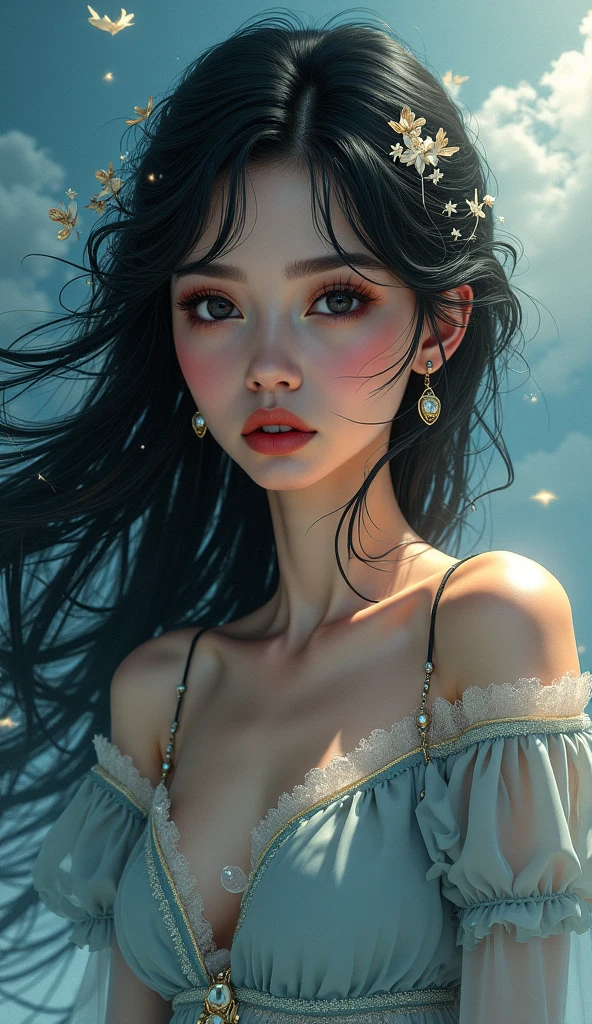 cosplay,view angle,natural  lighting,1girll,solamente,
Lolita_vestido,En pie,gorro,
muchedumbre,cosplay,Borroso,Borrosa,the background is blurred,NSFW,（Beautiful and detailed eye description）
Incredible details,Obras de Gregory Crudson,Yoji Shinkawa,Guy Denning,James Jane y Liz Gale,goteo de tinta,salpicaduras de pintura,((claroscuro)),((((texturado)))), flequillo contundente, Cabello largo azul oscuro, purple eyes, Colas dobles，cuerpo completosbian，medias negras,motor irreal:1.4,UHD,La mejor calidad:1.4, fotorrealista:1.4, textura de la piel:1.4, obra maestra:1.8,