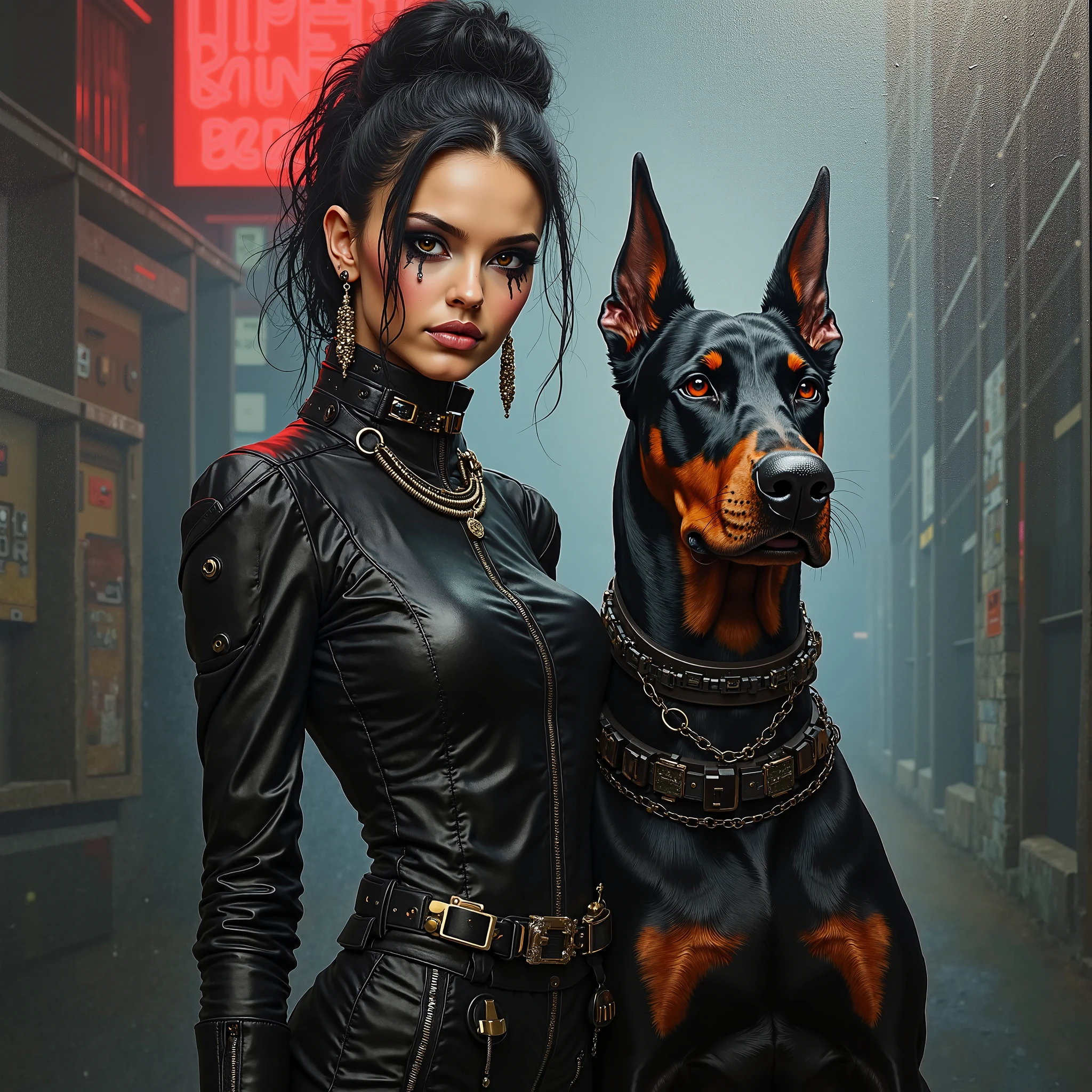 (very thin and skinny young Japanese girl, teenager, innocent but deadly)(tiny tits)(Tokyo slums) (hairy black pussy), nsfw, lurid and vivid colors and tones, volumetric lighting, exploitation vibe, Tarantino aesthetic, retro, vintage, HD, 8x, intricate, sleazy erotic Japanese aesthetic, porno fumetto vibe, by Frazetta, by Jean Giraud, by Moebius, intricate details, classic masterpiece, crimson blood, semen, cum-shot, bukkake